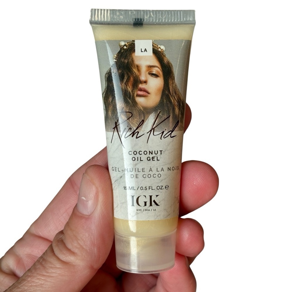 IGK Rich Kid Coconut Oil Gel Mini Travel Size 0.5 oz